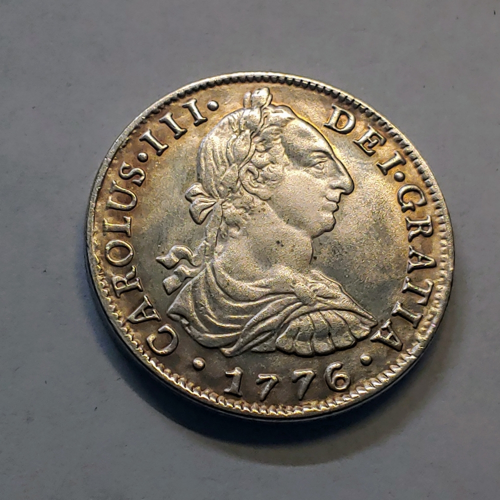 1776 Silver Plated For OldNovelty Collection or Souvenirs with Historical Design